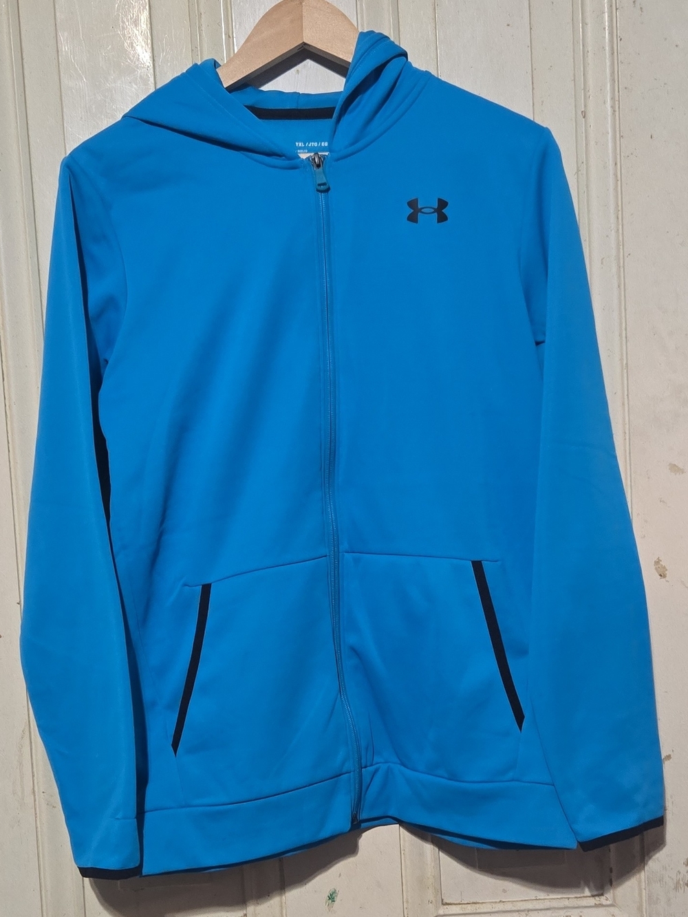Under Armour Bright Blue Kids' Full-Zip Hoodie Jacket